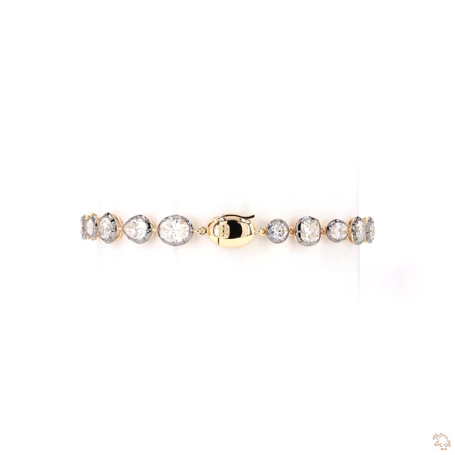 9.40 Ct Mixed fancy cuts including Heart Cut, Marquise, Oval, Pear, Cushion, and Round Brilliant diamonds