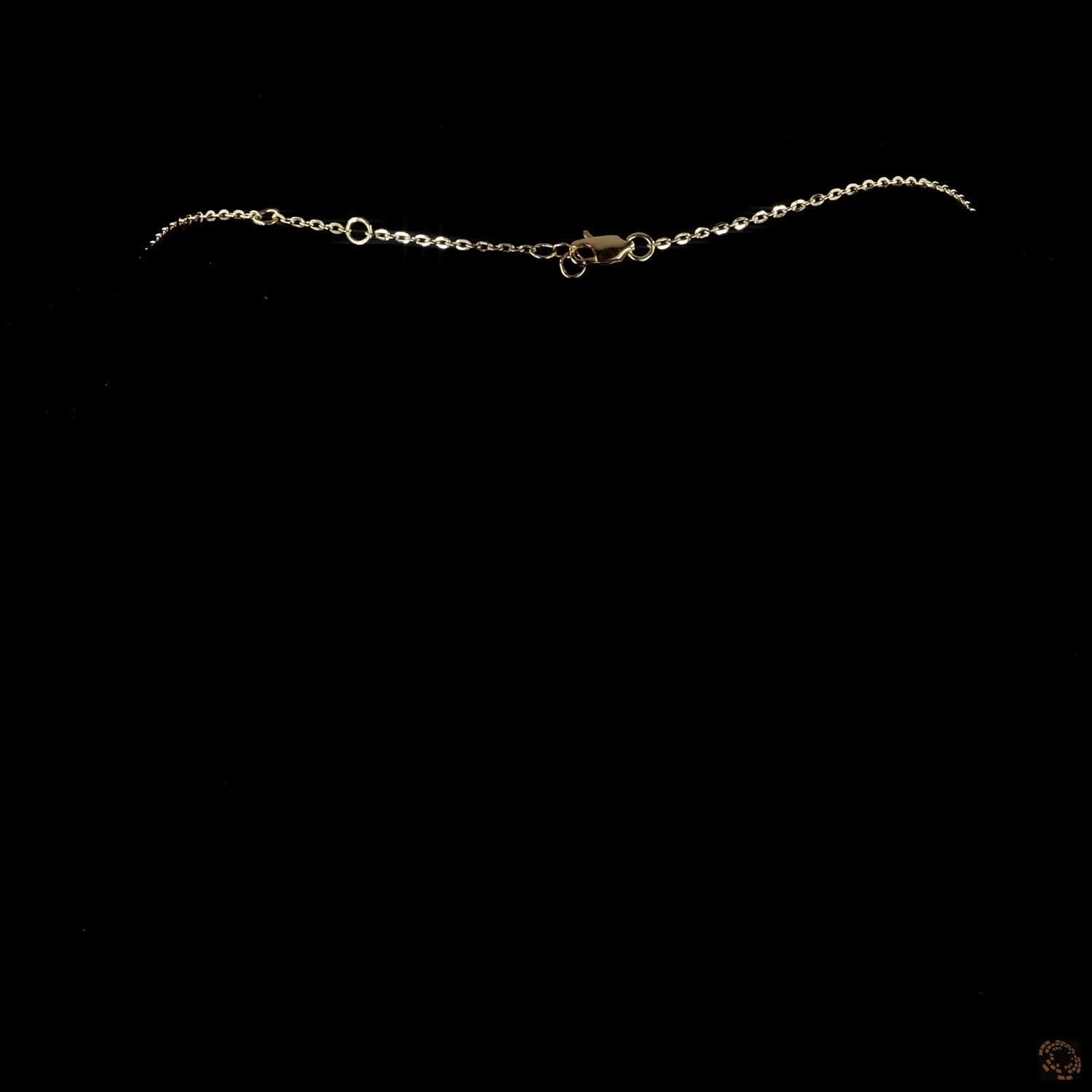 6.46Ct Natural Diamond Butterfly Pendant 14K Yellow Gold