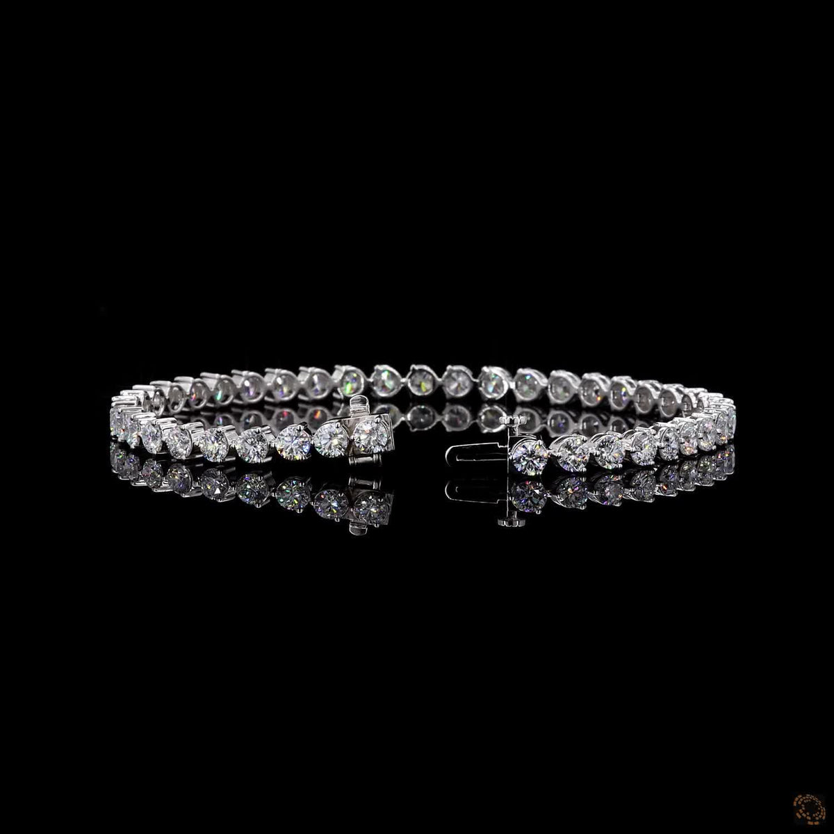 7.52 Ct Classic Stackable Tennis Fancy Color Diamond Bracelet