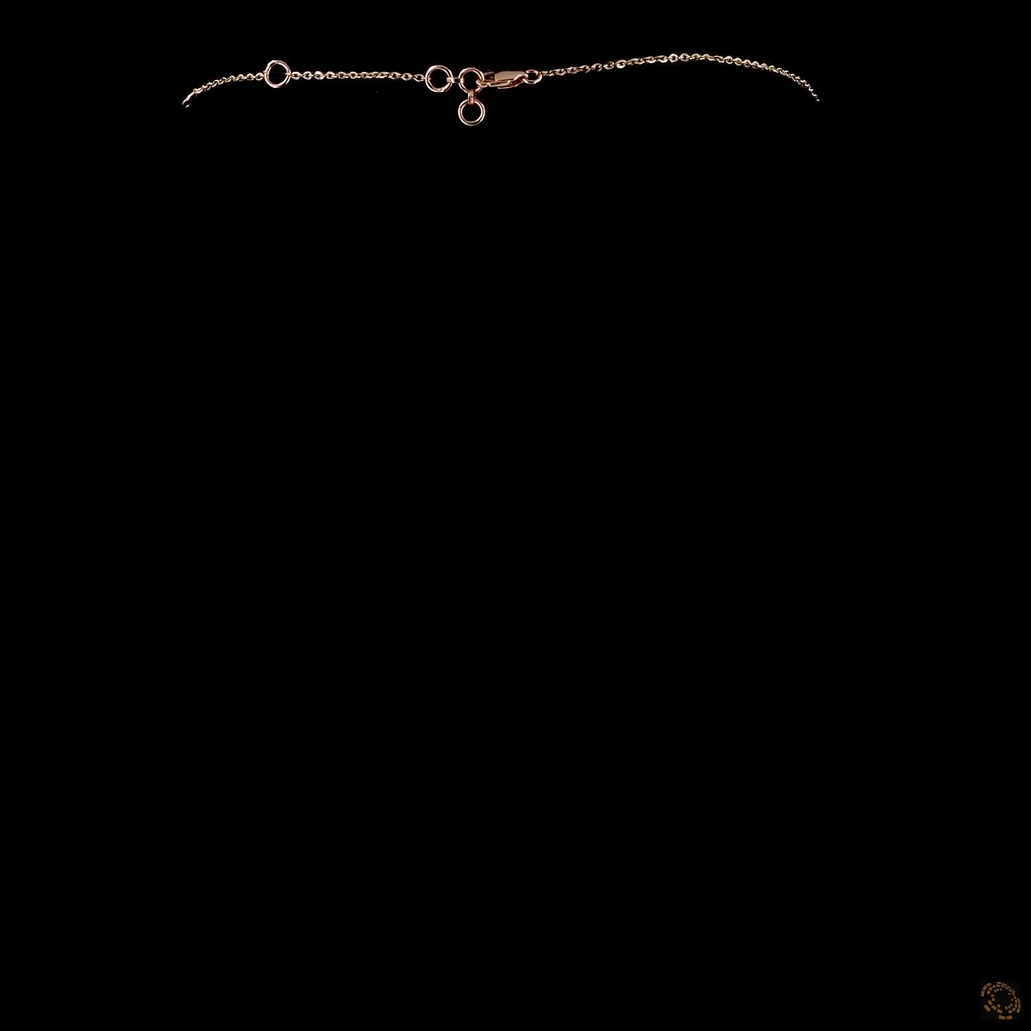 4.27 Ct Marquise Cut Diamond Drop Station Choker Necklace in Rose Gold