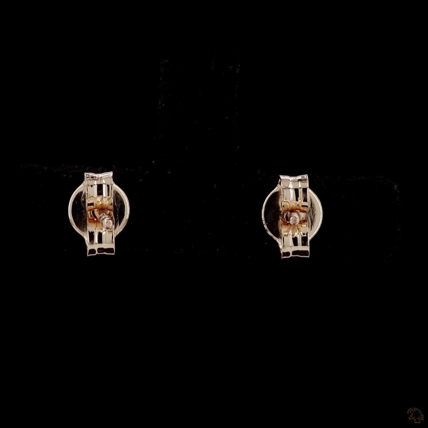 0.50 Ct Classic Round Cut Solitaire Stud Earrings in Yellow Gold