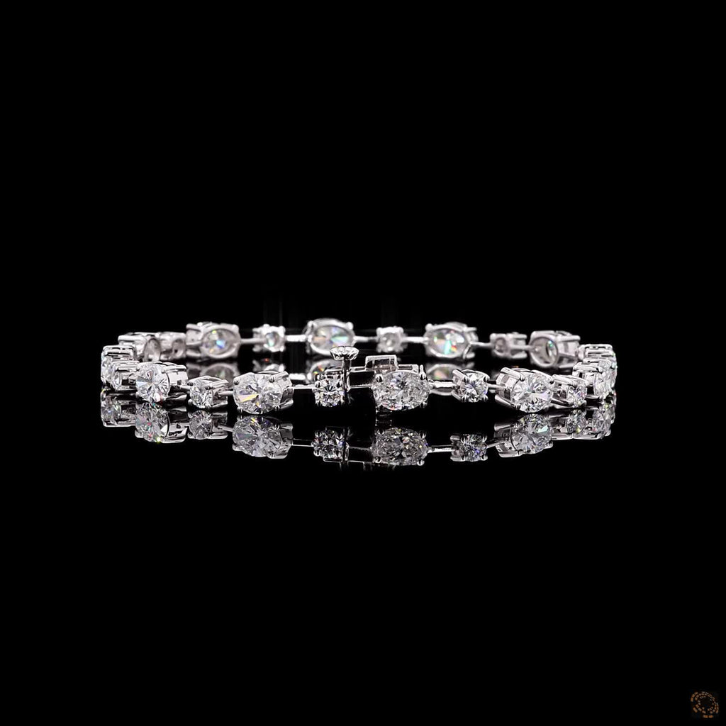7.80Ct Lab Grown Diamond Tennis Bracelet