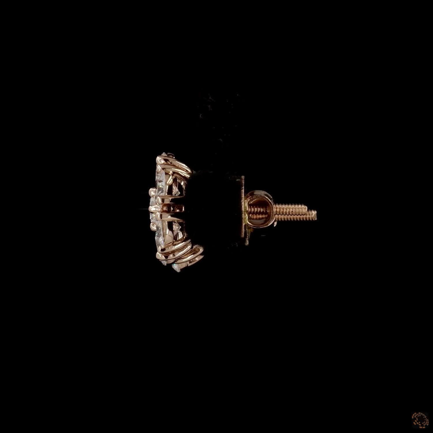 2.22 Ct Floral Modern Elegance, Brilliant Sparkle, Classic Luxury Fine Jewelry