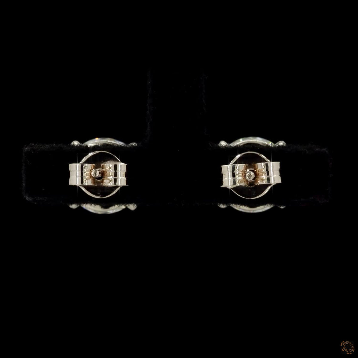 2.10 Ct Round Cut, Four Prongs Martini Earrings