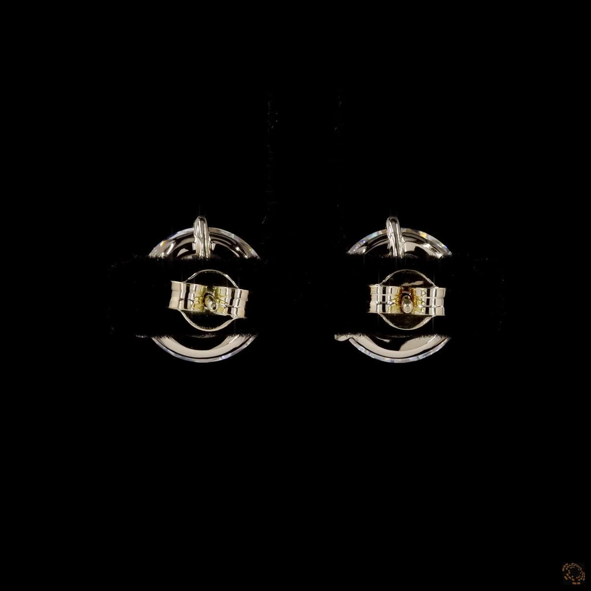 10.16 Ct 3-Prong Martini Setting Round Diamond Stud Earrings