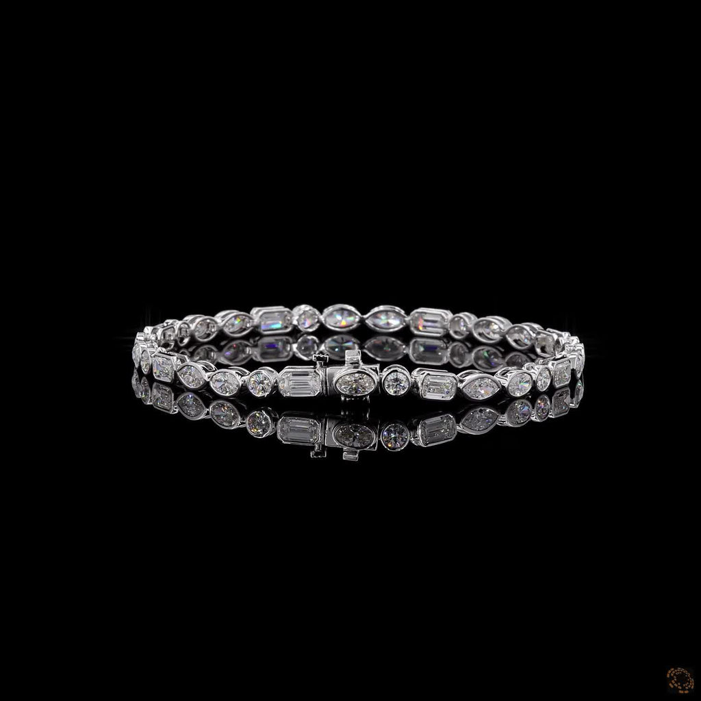 6.55Ct Lab Grown Diamond Tennis Bracelet