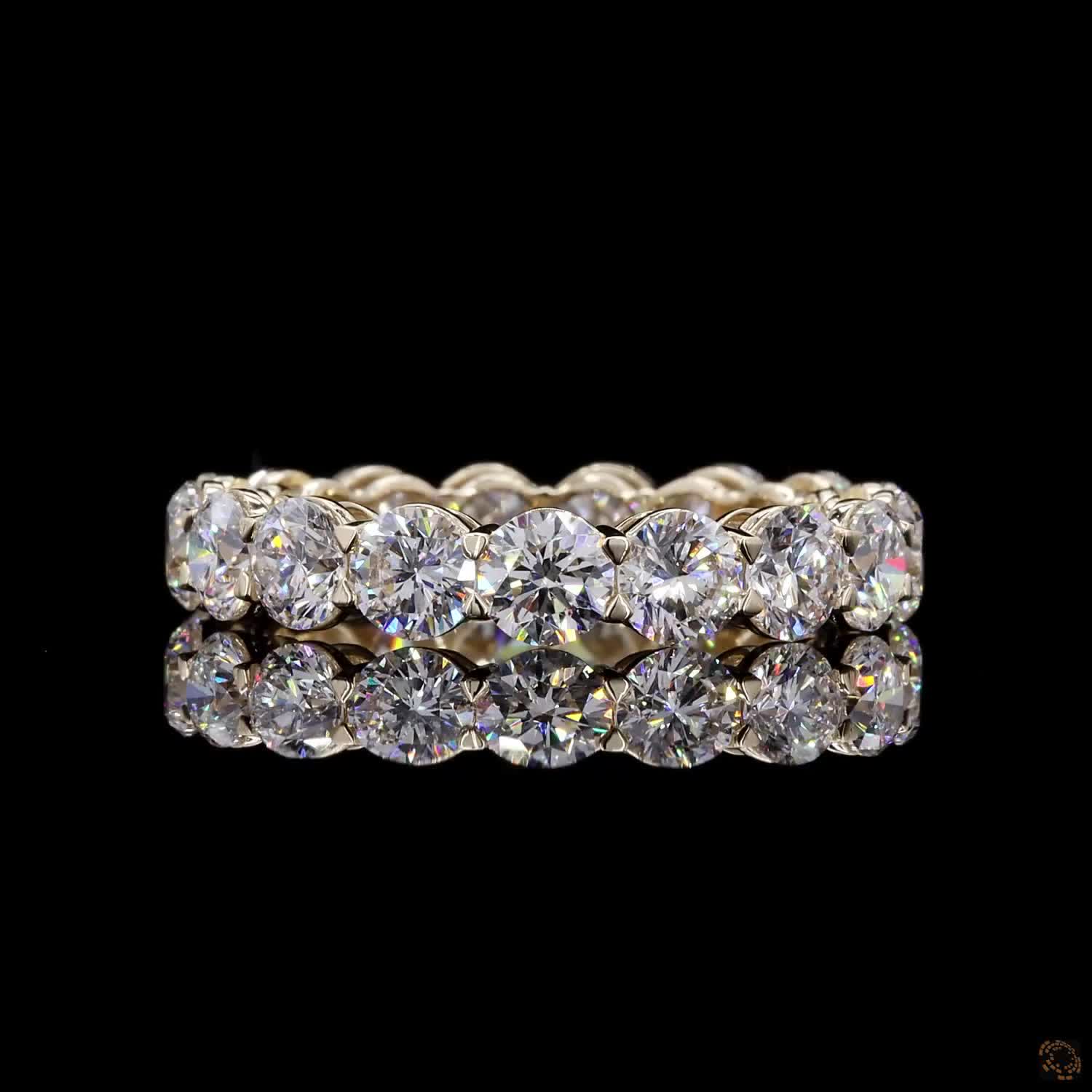 4.43 Ct Full Eternity Band round the circumference of the band