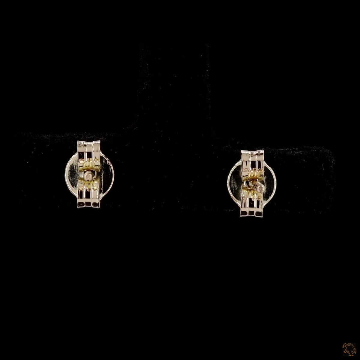 0.53 Ct Classic Round Solitaire Stud Earrings, 3-Prong Basket Post Backs