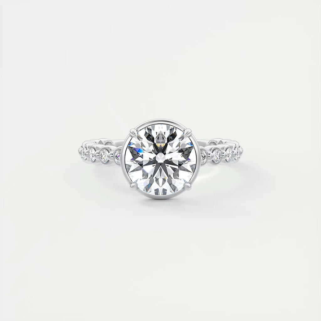 2.00 Ct Round Pure Embrace Solitaire Proposal Engagement Ring