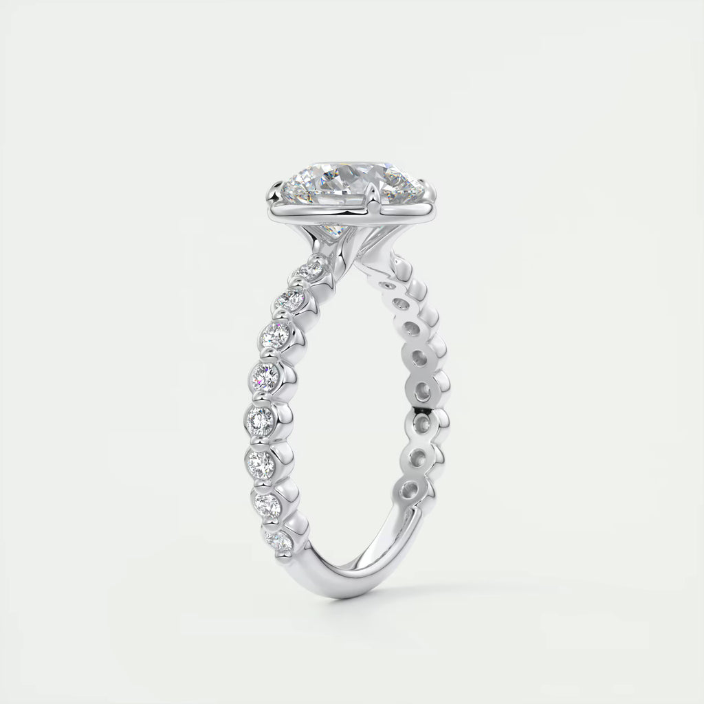 2.00 Ct Round Pure Embrace Solitaire Proposal Engagement Ring