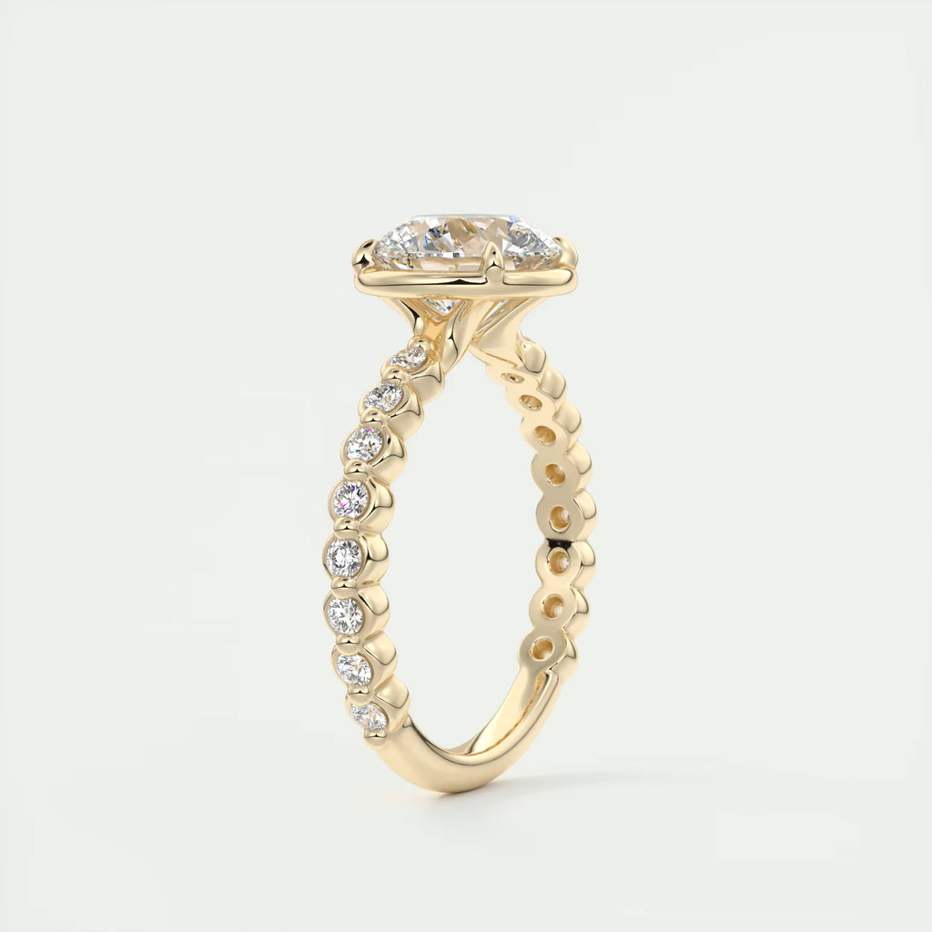 2.00 Ct Round Pure Embrace Solitaire Proposal Engagement Ring