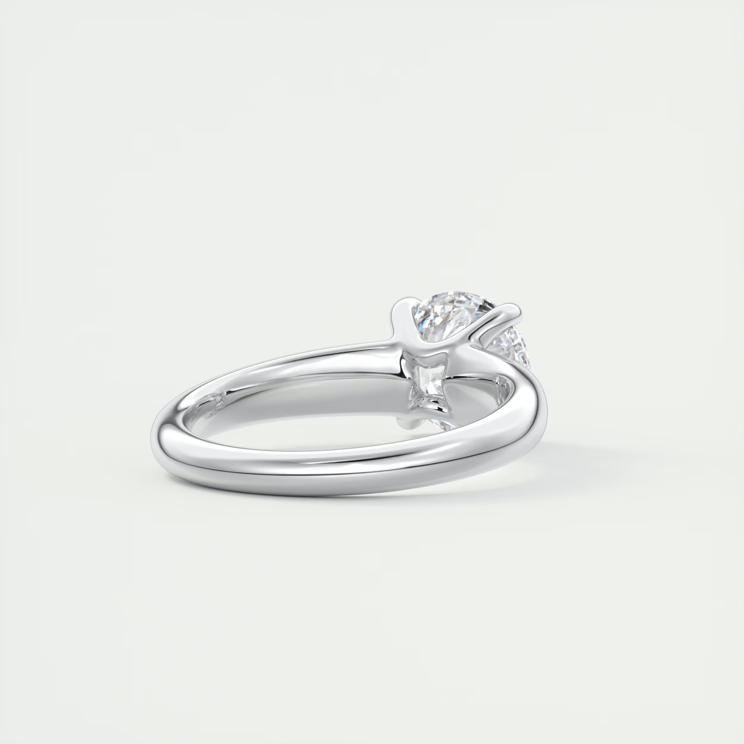 3.50 Ct Basket Set Round Solitaire Engagement Ring