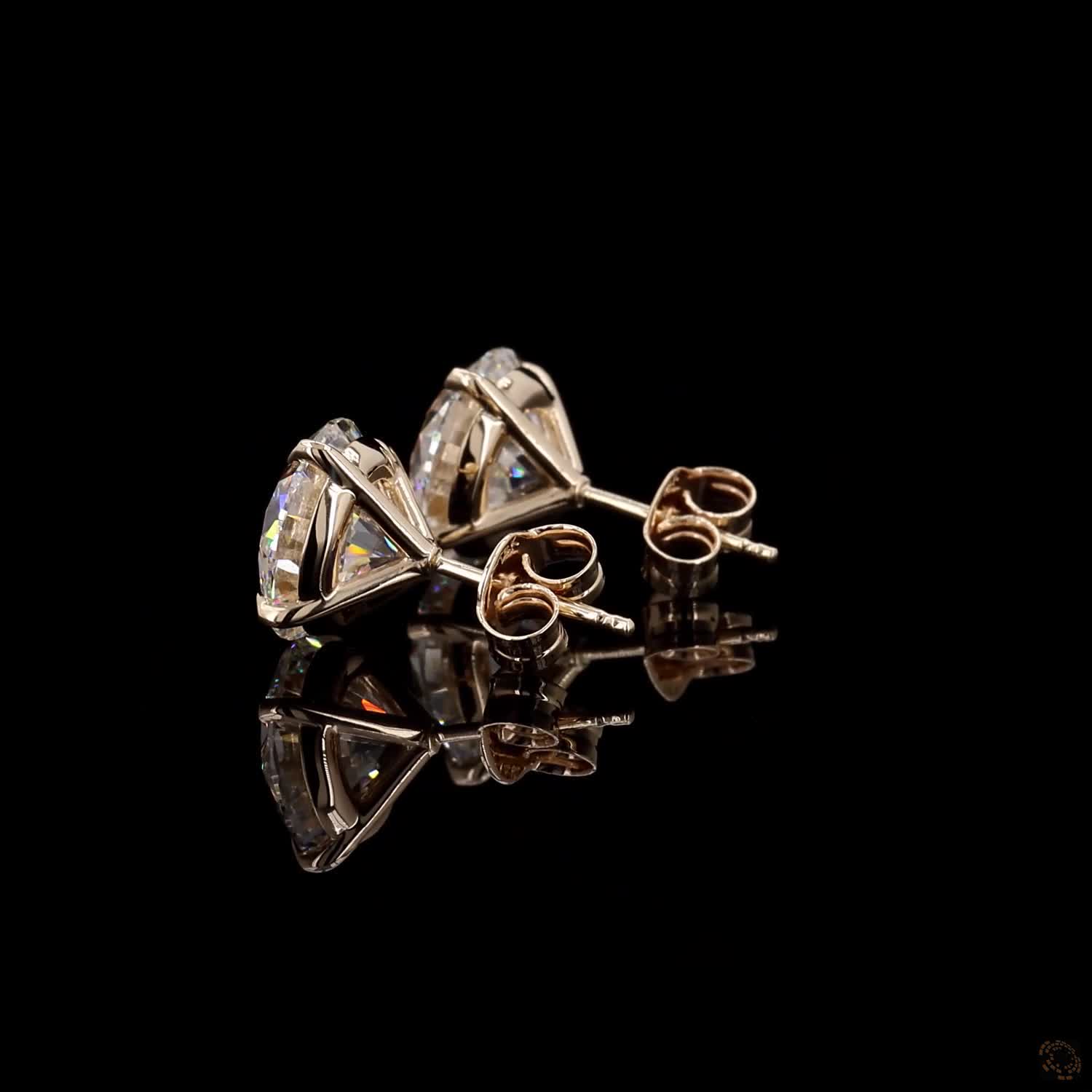 7.12 Ct Timeless, elegant, and versatile offers an elongating silhouette compared to standard round studs