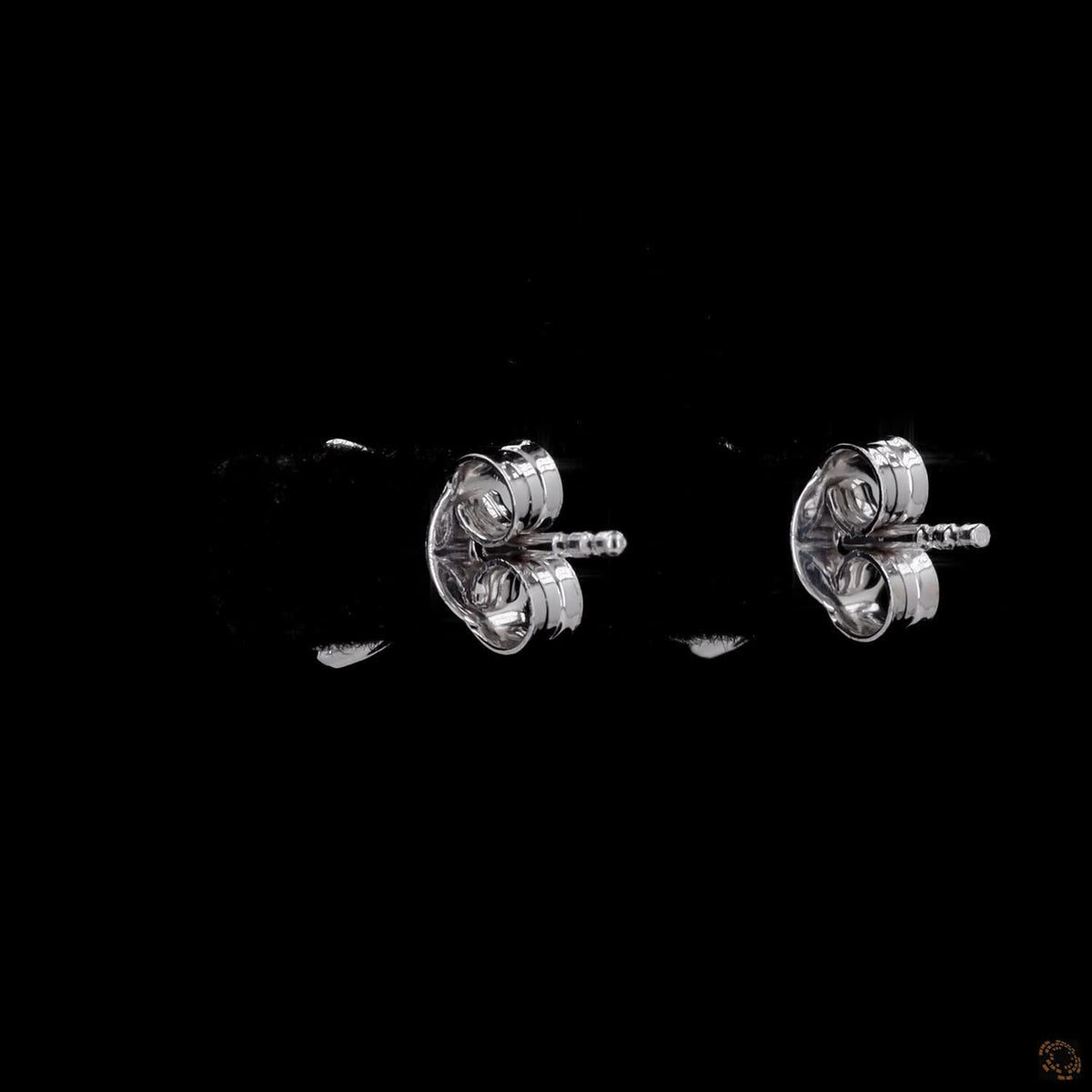 7.15 Ct 14K WHITE GOLD Round Shape Studs Earring