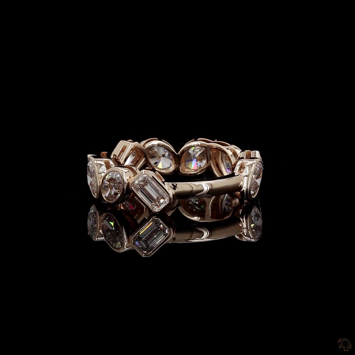 3.45 Ct Eclectic Luxe, Avant-Garde Statement, Modern Contemporary Fine Jewelry