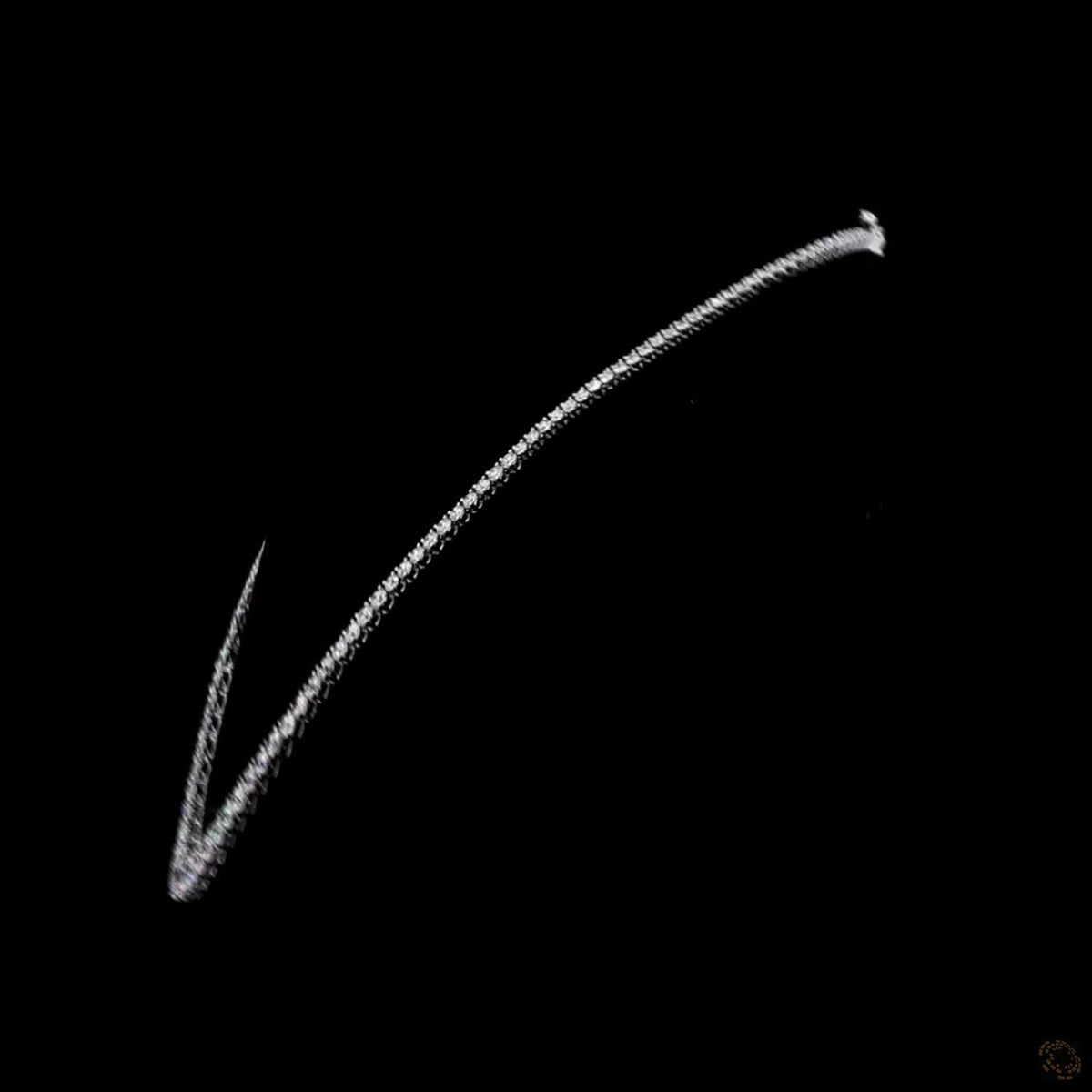 21.17 Ct High-Carat Graduated Round Cut Lab-Grown Diamond Tennis Necklace in 14K White Gold