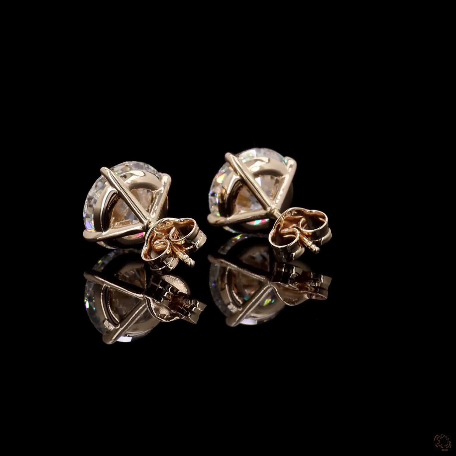7.12 Ct Timeless, elegant, and versatile offers an elongating silhouette compared to standard round studs