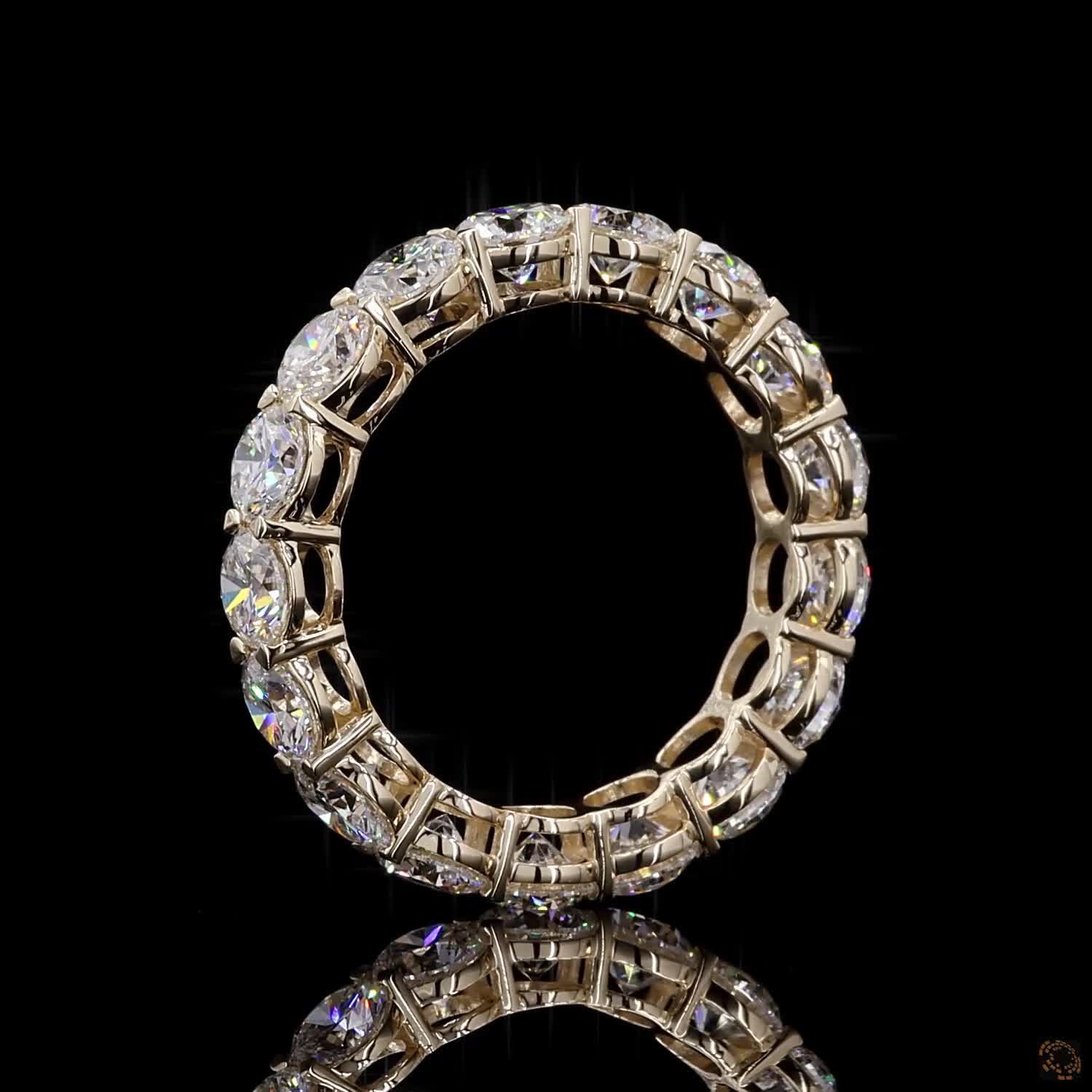 4.43 Ct Full Eternity Band round the circumference of the band