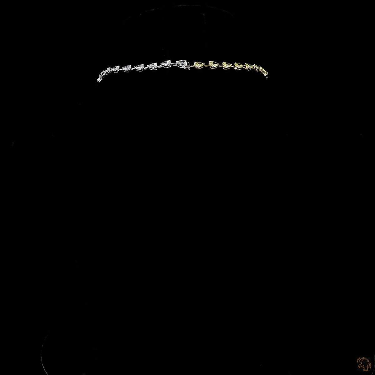 23.63 Ct Two Tone Diamond Y Lariat Necklace, Elegant Drop Necklace, Luxury Statement Jewelry, Bridal Wedding Necklace, Gold & White Gold Necklace