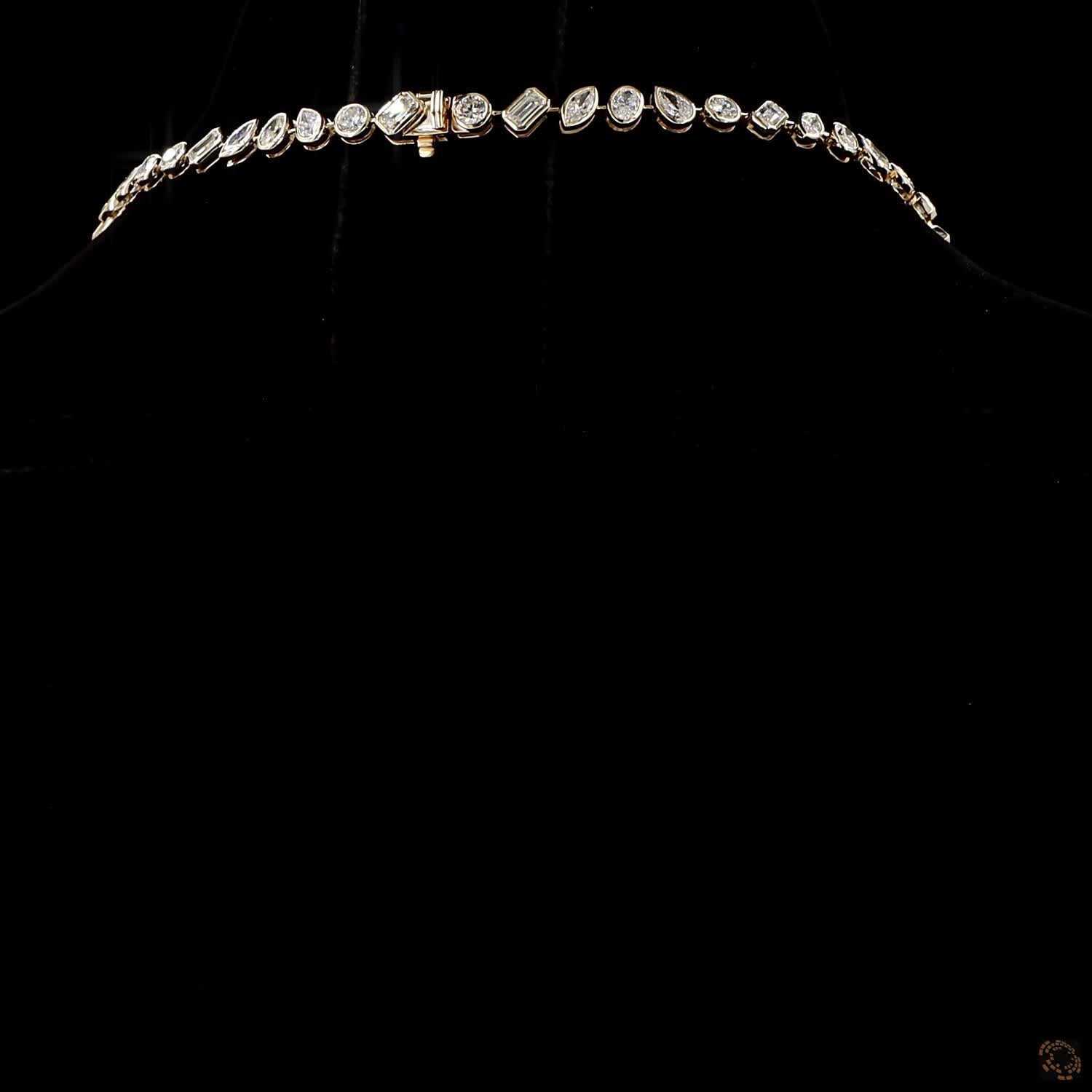 17.11 Ct Wear alone as a standalone statement piece against a low neckline or over a sleek high-neck top