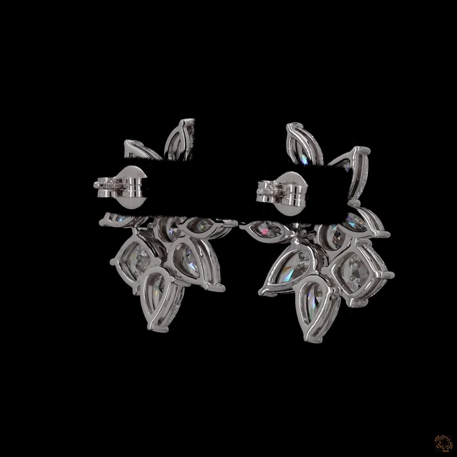 8.17 Ct Double-notched post with oversized, heavy-duty push-back clasps for maximum stability