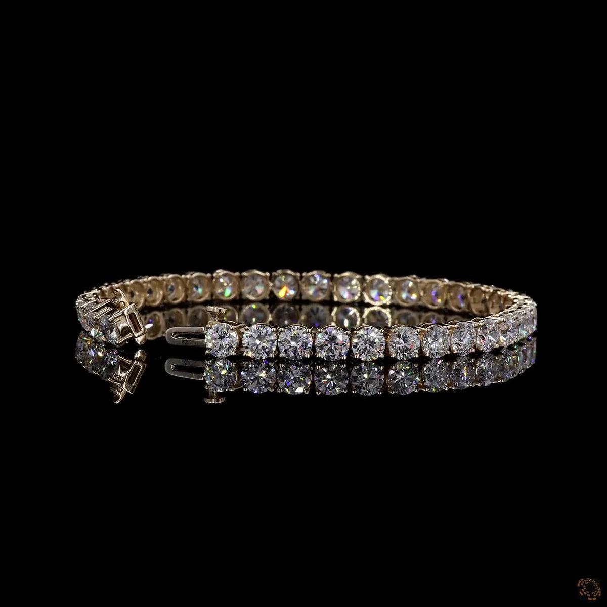 14.21 Ct Round Cut Diamond Tennis Bracelet | Classic Luxury Diamond Bracelet for Women