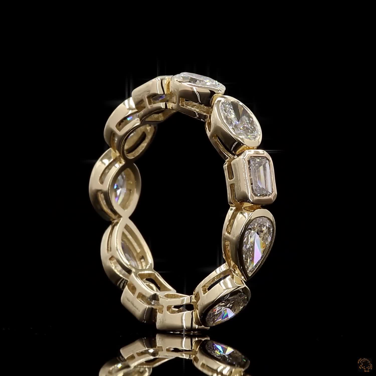 3.27 Ct Eclectic Luxe, Avant-Garde Statement, Modern Contemporary Fine Jewelry
