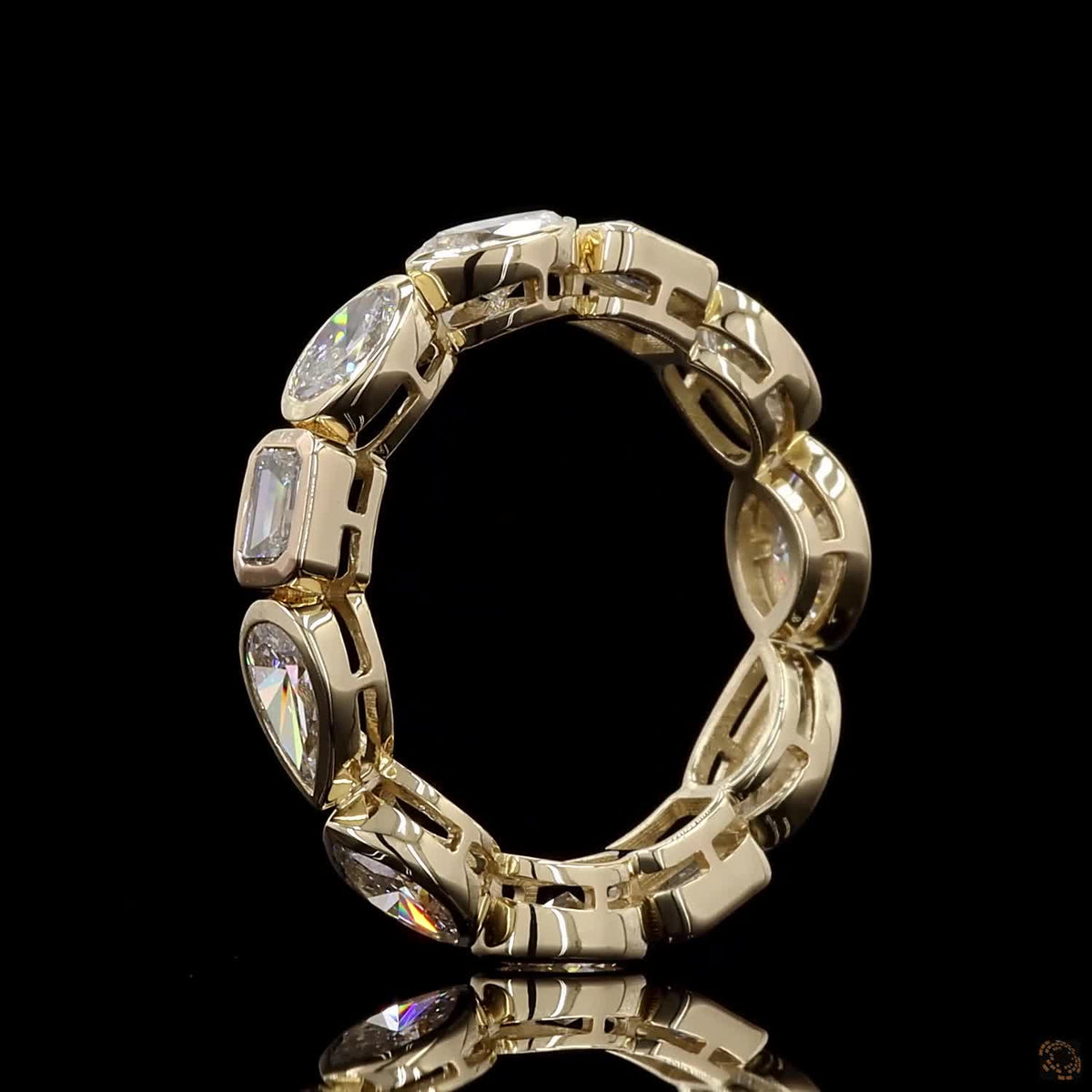 3.27 Ct Eclectic Luxe, Avant-Garde Statement, Modern Contemporary Fine Jewelry