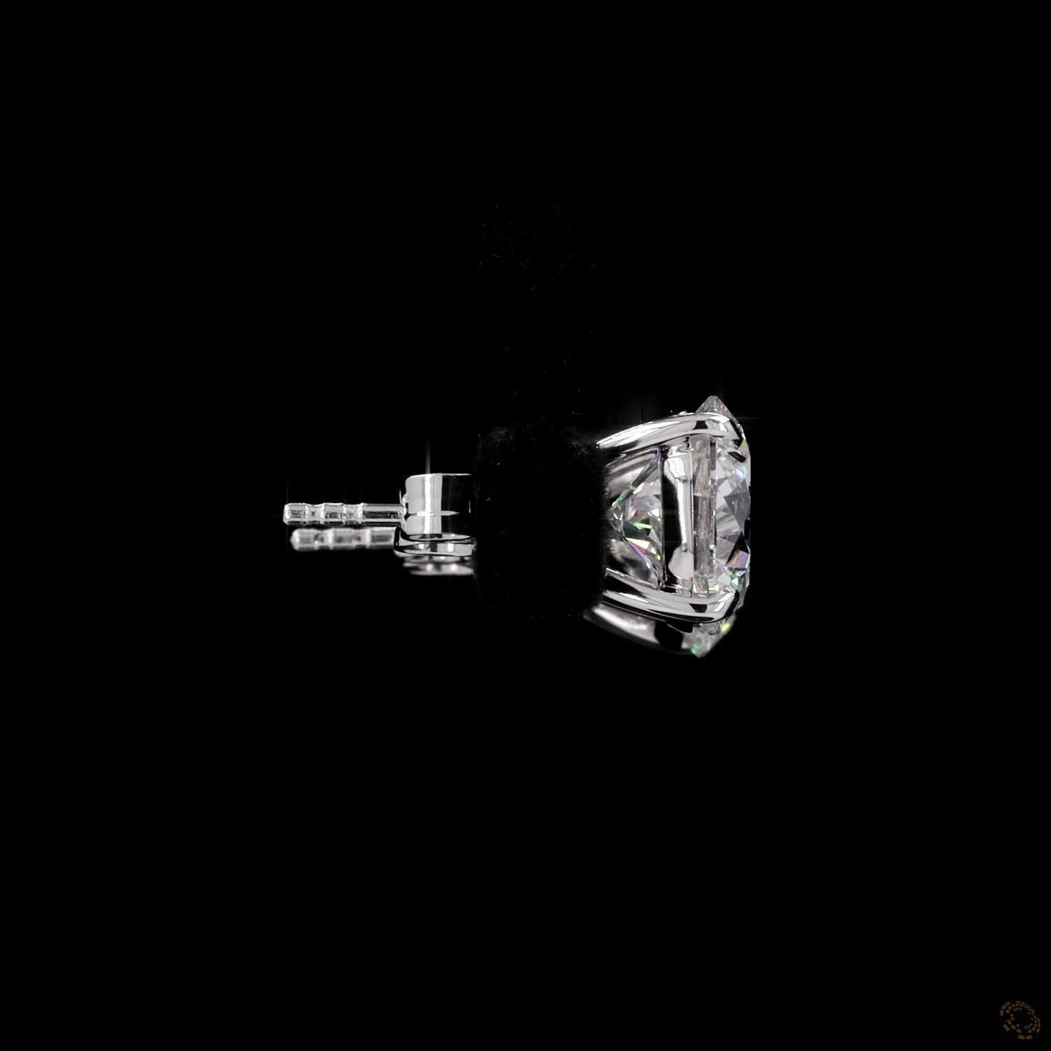 5.06 Ct Delicates prongs hold the stone securely while allowing light to enter from all angles, maximizing the diamond's natural fire and scintillation