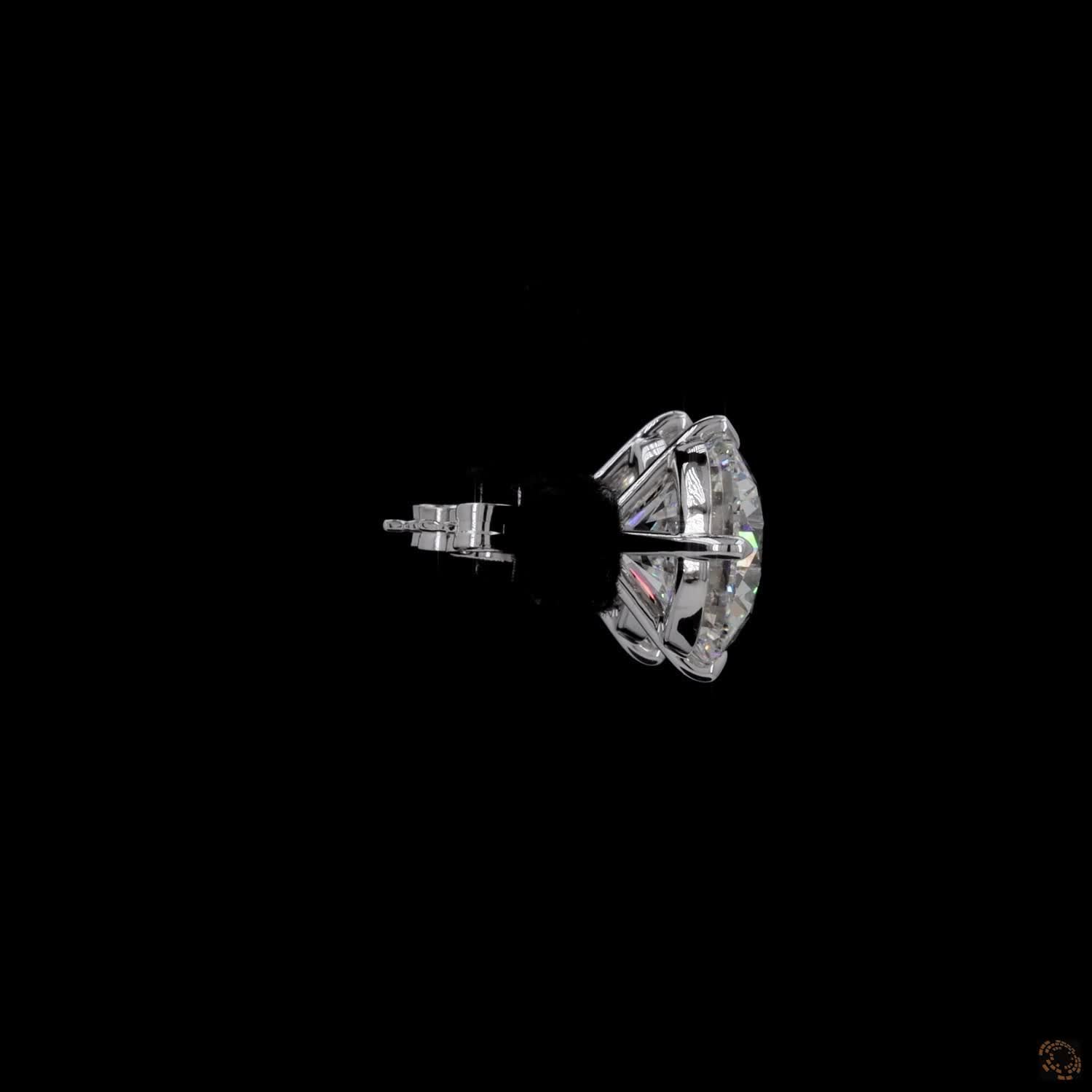 12.05 Ct Timeless single-stone solitaire design mounted in a sleek, architectural open-basket setting for optimal light entry