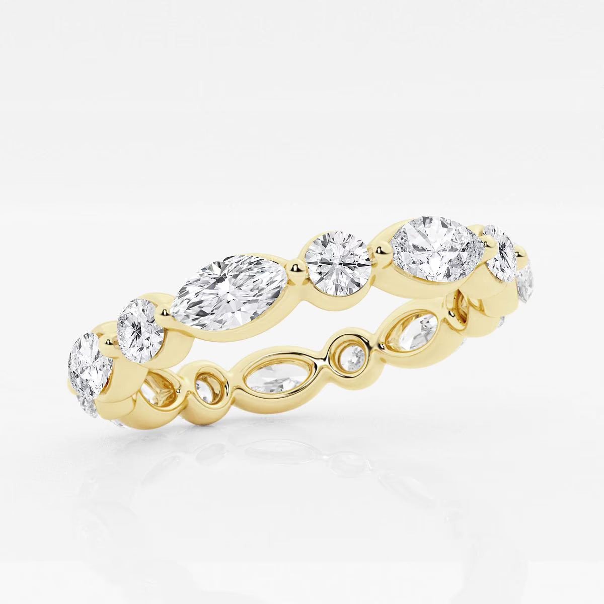 2.00 Ct East/West Eternity Ring Wedding Ring
