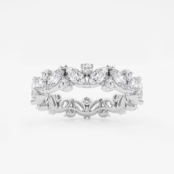 2.00Ct Angled Eternity Ring Wedding Ring