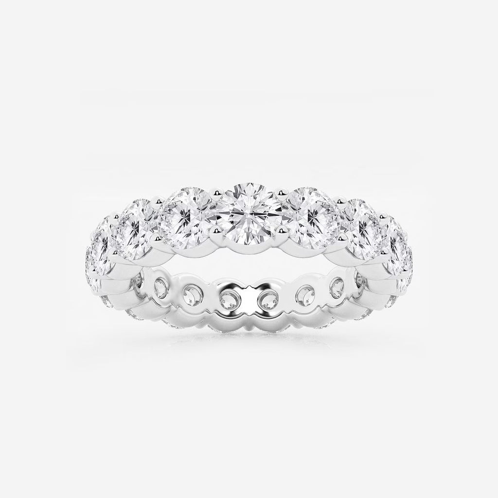 5.00Ct Round Diamond Full Eternity Band Eternal Sparkle Wedding Ring