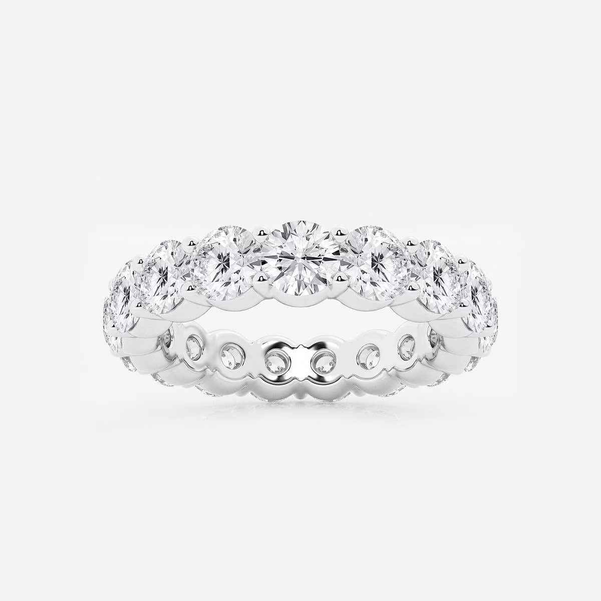5.00 Ct Round Diamond Full Eternity Band Eternal Sparkle Wedding Ring