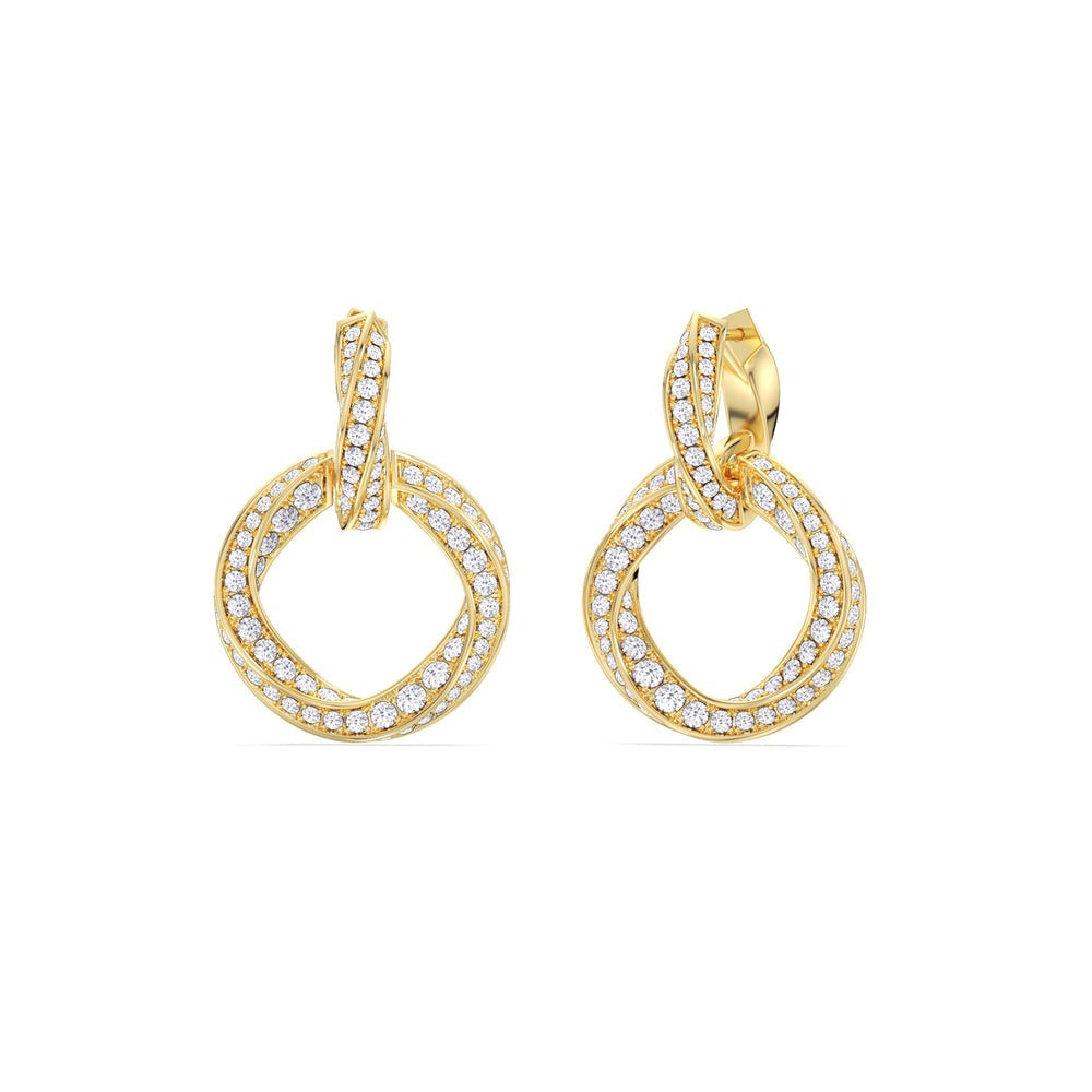 3.00 Ct The Bond Double Link Earrings