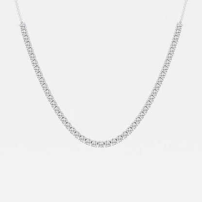 10.00Ct Round Lab Grown Diamond Adjustable Choker Tennis Necklace