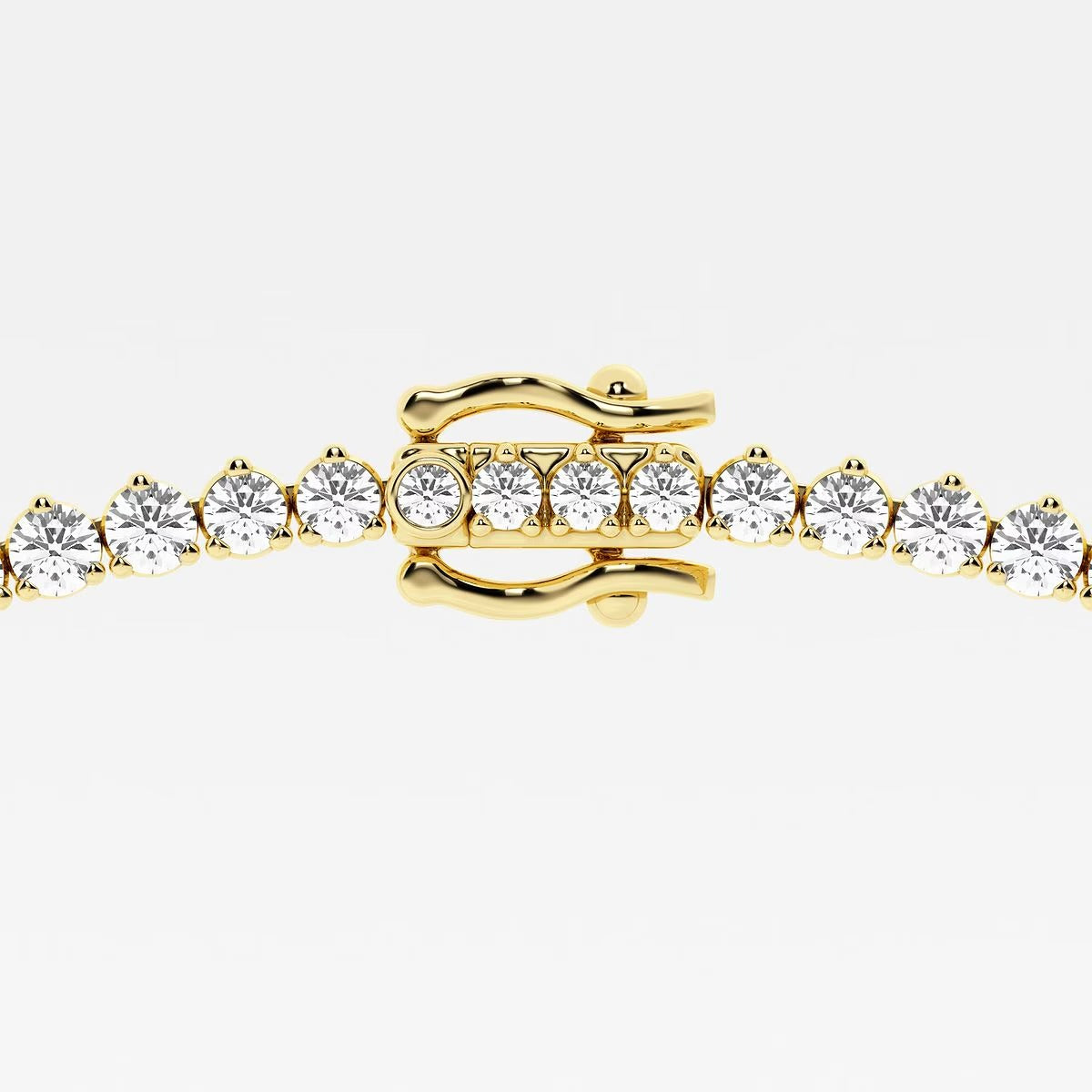 17.00 Ct Round Lab Grown Diamond Graduated Riviera Tennis Necklace