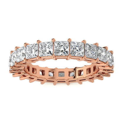 4.76 Ct Princess Eternity Band  Engagement & Wedding Rings