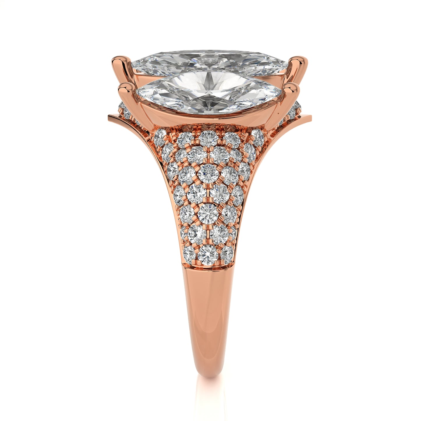 4.39 Ct Fashion Cocktail Ring & Wedding Rings