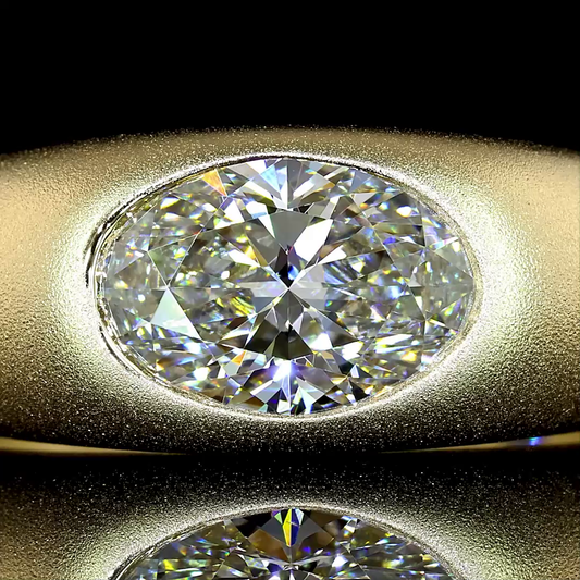 1.20 Cts 14K YELLOW GOLD Oval Shape Solitaire Ring