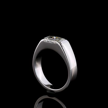 1.75 Cts 14K WHITE GOLD Radiant Shape Solitaire Ring