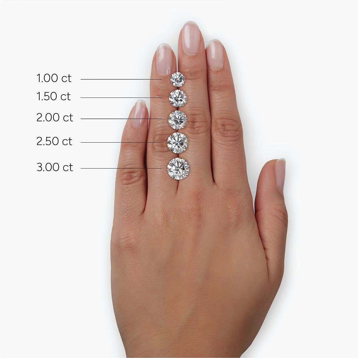 3.25Ctw Round Lab Grown Diamond Double Twist Engagement Ring