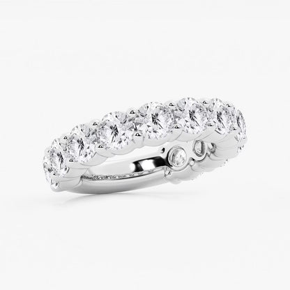 5.00 Ct Round Three Quarter Prong Eternity Engagement Ring