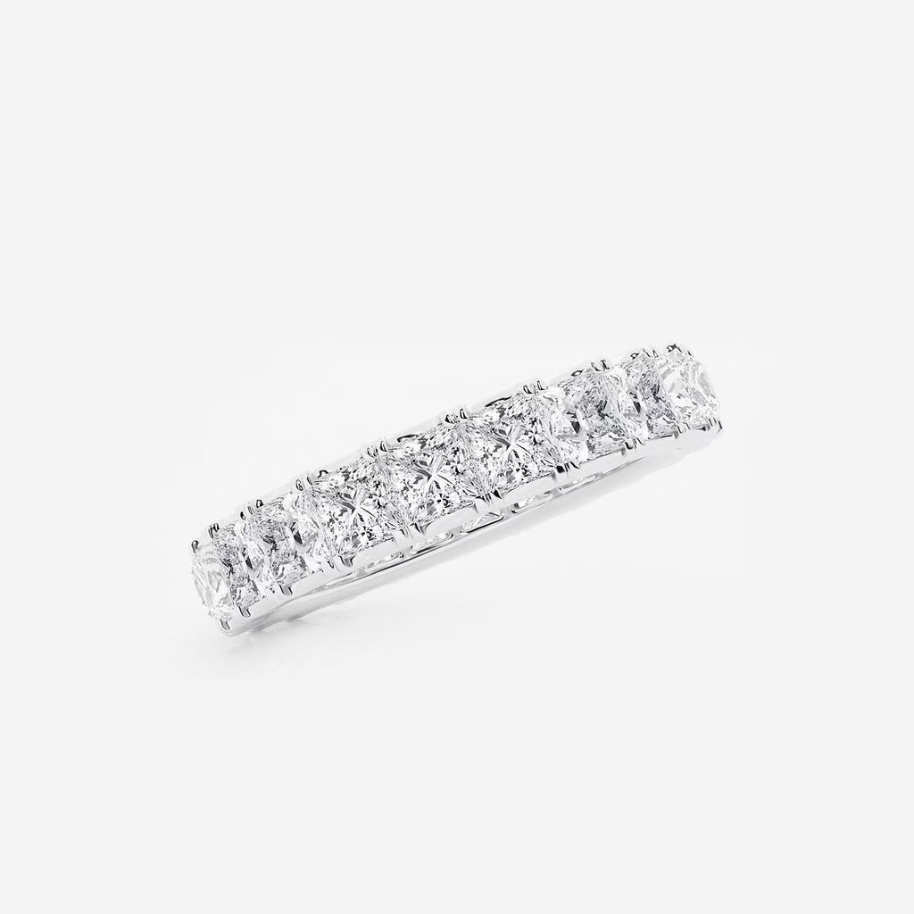 2.00Ct Princess Diamond Full Eternity Band Wedding Ring