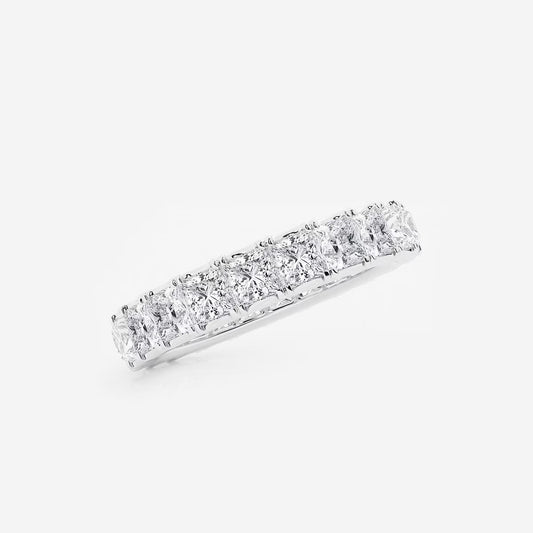 2.00Ct Princess Diamond Full Eternity Band Engagement Ring