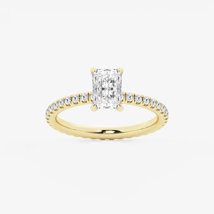 1.50 ctw Radiant Grace Lab Grown Diamond Eternity Engagement Ring