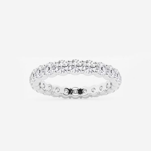 1.50 Ct Round Diamond Full Eternity Band Engagement Ring