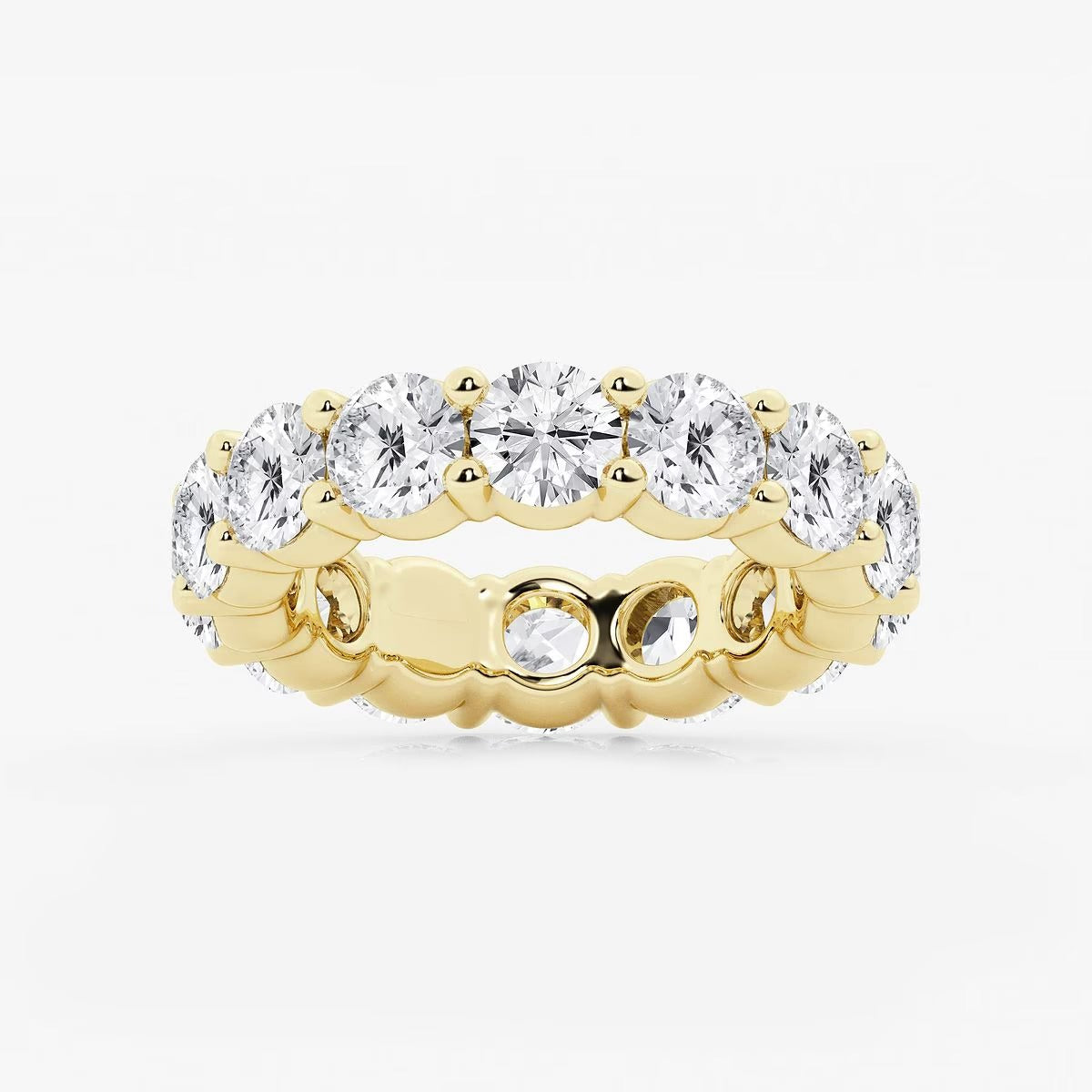 6.00Ct Full Eternity Band Eternal Sparkle Engagement Ring