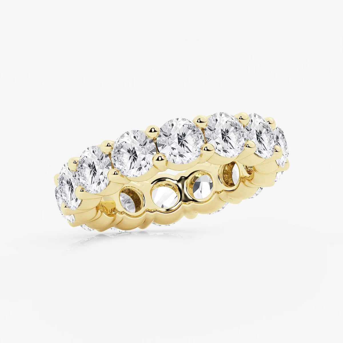 6.00Ct Full Eternity Band Eternal Sparkle Engagement Ring