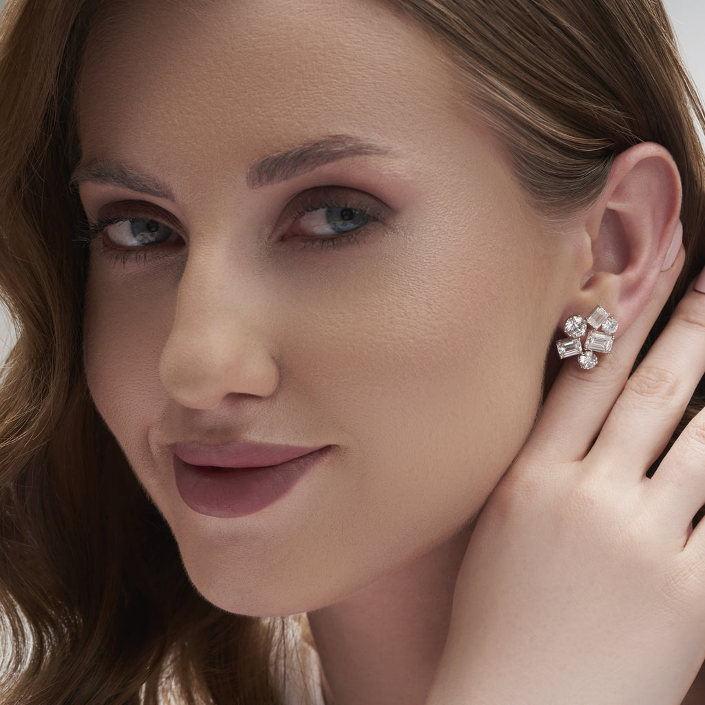 10.38 Ct Auric Shine Fashion Earrings for Women | Love Earrings